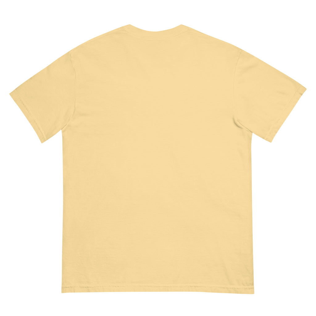 Surf Moose Classic Tee in Butter yellow, back view