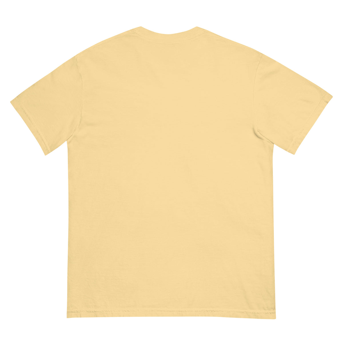 Surf Moose Classic Tee in Butter yellow, back view