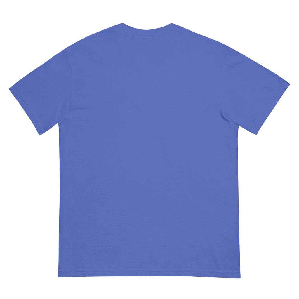 Surf Moose Classic Tee in Flo Blue, back view