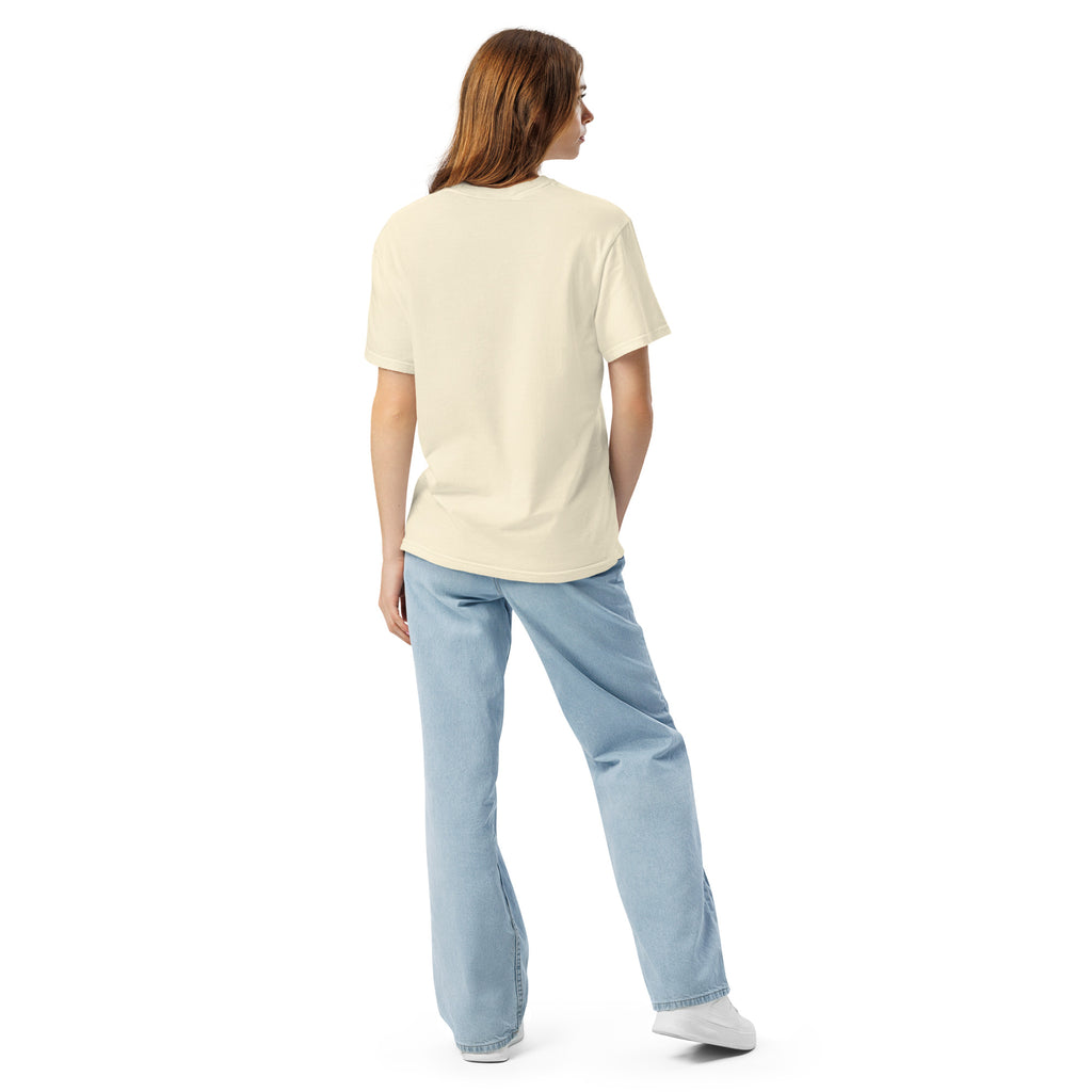 Surf Moose Classic Tee in Ivory, back view